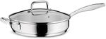 kela Edelstahl Schmorpfanne 24 cm hoher Rand FLAVORIA, 1,6L Induktion...