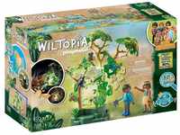 PLAYMOBIL Wiltopia 71009 Nachtlicht Regenwald mit Spielzeugtieren, Licht und Sound,