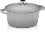 kela Br&auml;ter Gusseisen rund 3,8 Liter, Dutch Oven CALIDO, Induktion Gussbr&auml;ter mit