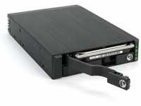 FANTEC MR-25DUAL 2,5" SATA + SAS HDD/SSD Wechselrahmen, 2512, schwarz