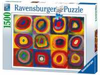 Ravensburger 16377 - Kandinsky: Farbstudie, Quadrate 1913 - 1500 Teile Puzzle