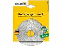 Schellenberg 41203 Rolladengurt 14 mm x 12 m System MINI, Rollladengurt,...