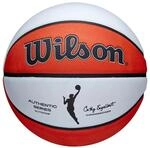 Wilson Basketball WNBA Authentic Series, Outdoor, Tackskin Gummi, Braun/Wei&szlig;,