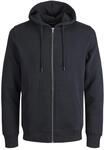 JACK & JONES Herren Sweatjacke Star schwarz XS