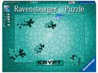 Ravensburger Puzzle 17151 - Krypt Puzzle Metallic Mint - Schweres Puzzle für
