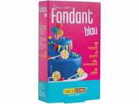 DECOCINO Fondant Blau – 250 g – ideal zum Verzieren von Kuchen, Torten,...
