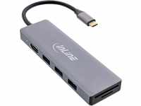 InLine® USB 3.2 Typ C Multi Hub (3X USB-A 5Gb/s + USB Typ-C (PD 100W),...