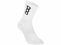 POC Unisex Short Essential Road Lt Socks, Hydrogen White, M EU