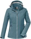 killtec Damen Softshelljacke mit abzippbarer Kapuze KOS 176 WMN SFTSHLL JCKT, aqua,