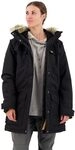 Fj&auml;llr&auml;ven Damen Nuuk Parka, Black, XXS