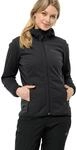 Jack Wolfskin Damen Windhain Hoody W Jacket, Schwarz, XL EU