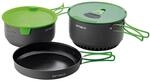 Optimus Terra Camp 4 Kochset &ndash; 7-teiliges Outdoor-Kochgeschirr mit W&auml;rmetauscher,