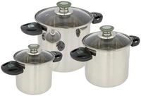Bo-Camp - Topfset - Elegance Compact 3-3-Teilig - Edelstahl