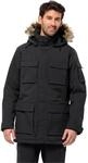 Jack Wolfskin Herren Glacier Canyon Parka, Schwarz, S EU