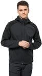 Jack Wolfskin Herren Feldberg Hoody M Jacket, phantom, XXL EU