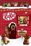 KITKAT Adventskalender Schokolade, 1er Pack (1 x 208g) | Weihnachtskalender mit...