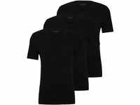 BOSS Hugo Herren Vn 3p Co T-Shirt, New - Black, XL EU