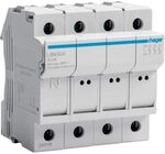 Trennbarer Sicherungshalter (LSN504) Typ L38 3P+N 32A 4 Module 690V