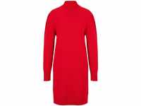 BOSS Damen C Fuenta Relaxed-Fit Pulloverkleid aus Baumwolle und Schurwolle Rot M