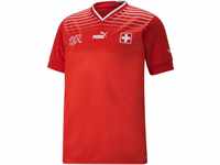 Puma Men's Season 2022/23 Official Home T-Shirt, Red White, M