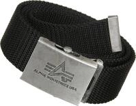 Alpha Industries Heavy Duty Belt 4 cm Unisex G&uuml;rtel Black