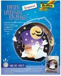 folia 68102 - Laternen - Bastelset, Gespenst, inklusive Laternenstab und LED-Licht,