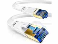 CSL - 2m CAT 8.1 Netzwerkkabel Flach 40 Gbits - LAN Kabel Patchkabel - CAT 8...