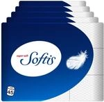 Softis 4-lagiges Toilettenpapier | 45 Rollen-Packung (5 x 9 Einzelpackungen) | 100