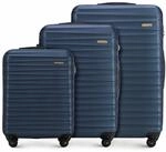 WITTCHEN Reisekoffer 3er Koffer-Set Rollkoffer Trolley Handgep&auml;ck Reisekofferset