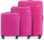 WITTCHEN Reisekoffer 3er Koffer-Set Rollkoffer Trolley Handgep&auml;ck Reisekofferset