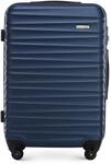 WITTCHEN Reisekoffer Rollkoffer Trolley Mittlerer Koffer Reisekoffer Hartschale aus