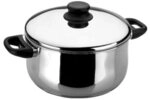 LACOR 14422 Garinox Fleischtopf mit Deckel 22 cm 5 L