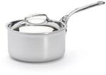 de Buyer - Stielkasserolle AFFINITY aus Edelstahl mit Deckel - 18 cm - 3746.18,