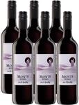 Monte Rosso Italia Rotwein s&uuml;&szlig; und fruchtig (6 x 0,75l)
