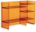 Kartell 09910AM Sound-Rack Regalwand, Bambus, Amber, 26 x 53 x 75 cm