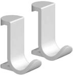 hansgrohe WallStoris - Handtuchhaken, Handtuchhalter ohne bohren, breit, 2 St&uuml;ck,