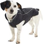 Kruuse Buster Softshell Jacke f&uuml;r Hunde, Wasser- und Winddicht, Schwarz,
