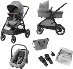 Maxi-Cosi Zelia S Trio Kinderwagen 3 in 1 Komplettset, 0-4 Jahre, bis 22 kg,