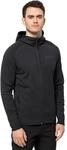 Jack Wolfskin Herren Baiselberg Hooded Fz M Fleece Jacke, Schwarz, S EU