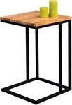 M2 Kollektion Beistelltisch Nick, Gestell Metall schwarz matt, Deckplatte...