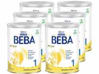 BEBA Nestlé BEBA 1 Anfangsmilch, Anfangsnahrung von Geburt an, 6er Pack (6 x...