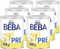 BEBA PRE - Anfangsmilch von Geburt an, Nur Laktose, Ohne Palm&ouml;l, Ohne Fisch&ouml;l,