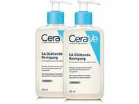 CeraVe SA Glättende Reinigung für Gesicht und Körper, Für trockene, raue und