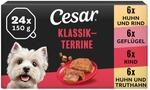 Cesar Klassik-Terrine Adult Multipack 6 x 150g Schale St&uuml;ckchen in Pastete mit...