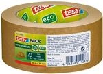 tesa tesapack Papier Standard - Umweltschonendes Paketband aus Papier, 56%