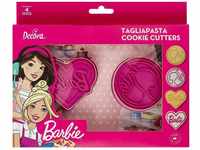 Decora 0403000 Ausstecher mit Prägestempel Barbie, Kunststoff