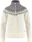 Fj&auml;llr&auml;ven Damen &Ouml;vik Knit Cardigan Sweatshirt, Chalk White/Flint Grey, XL