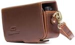 Megagear Protective Leder Brown Camera H&uuml;lle f&uuml;r Sony Cyber-Shot DSC-RX100 V,