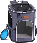 Morpilot Katzenrucksack Hunderucksack f&uuml;r Katzen Hunde Denim Blau 33x28x42cm