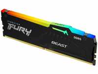 Kingston FURY Beast Schwarz RGB 16GB 5200MT/s DDR5 CL36 DIMM Desktop Gaming...